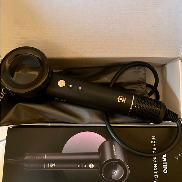 Wantifo High Speed Hair Dryer - Black NIB - Picture 2 of 4